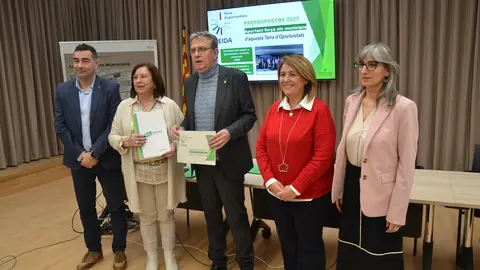 Presentació pressupostos de la Diputació de Lleida per l'any 2025. Foto: Diputacio de Lleida