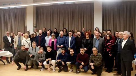 Trobada de Nadal de la Diputació de Lleida amb els mitjans de comunicació. Foto: ACN