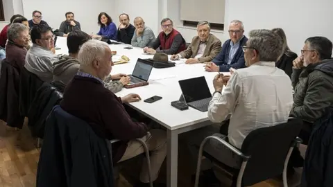 Reunió amb els coordinadors de les seccions. Foto:IEI
