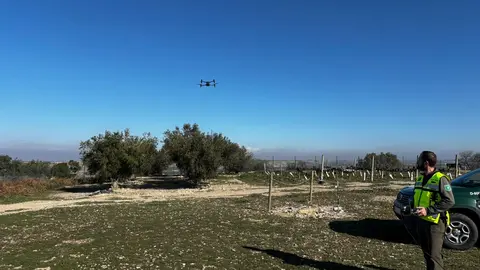 Prova de vol del dron. Foto: Oriol Almacellas