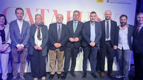 El sopar que va oferir el dimecres l'Agència Catalana de Turisme. Foto: Diputació de Lleida