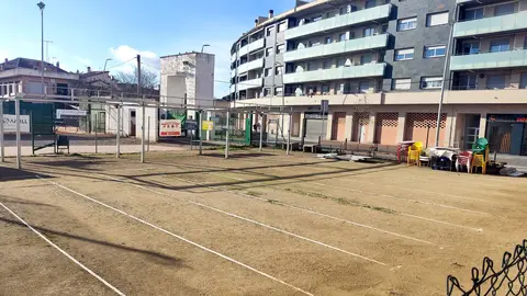 Estat actual de les pistes de bitlles de Tàrrega. Foto: Ajuntament de Tàrrega