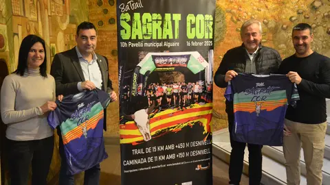 El municipi d'Alguaire acollirà el 16 de febrer la vuitena edició de la Sagrat Cor Trail. Foto: Diputació