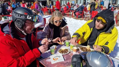 Primer Caraflocs de 2025 a Port Ainè. Foto: Cedida per Fecoll