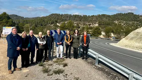 Inauguració de la carretera LV-7031 entre Cervià de les Garrigues i les Borges Blanques. Foto: Diputació de Lleida