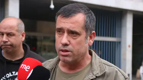 El president del Gremi de la Pagesia Catalana, Joan Regolf, a la sortida de la primera reunió al departament  Foto: ACN