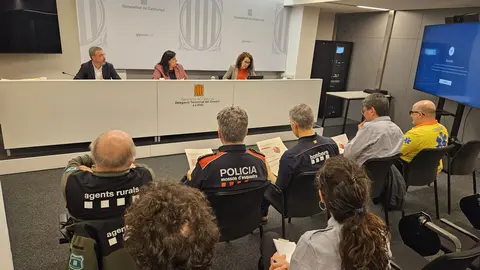 Presentació del balanç del 112 a Ponent el 2024 a la seu de la Delegació del Govern a Lleida. Foto: Cedida pel Govern