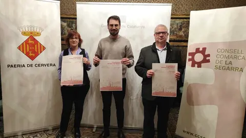 Presentació de Simplement perquè són dones. Foto: Ajuntament de Cervera