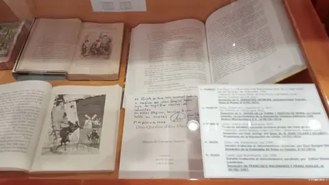 Imatge del Quixot en la seva traducció a l’aranès. Foto: Diputació de Lleida