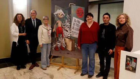 Els codirectors de la Fira de Titelles de Lleida. Foto; ACN