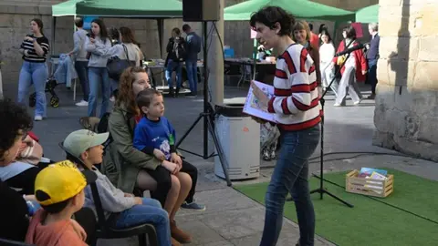 Imatge de la diada de Sant Jordi a Lleida