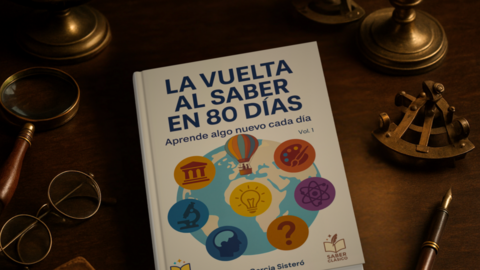 Robert Garcia Sisteró publica La vuelta al saber en 80
días. Foto: Cedida per Robert Garcia Sisteró