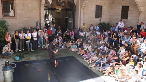 Espectacle titellaire en el marc de la 36a edició de la Fira de Titelles de Lleida. Foto: ACN