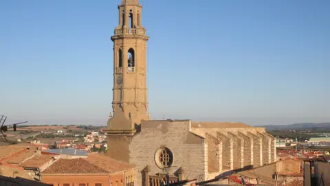 El campanar de Calaf és un dels cinc més alts de tot el país. Foto: ACN