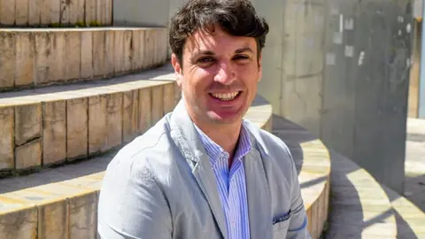 Dante Pérez, alcalde de Gimenells. Foto: Àlvar Llobet