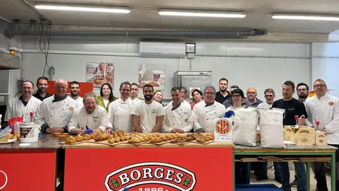 Demostració de croissants artesans a Torregrossa organitzada pel Gremi de Forners de les Terres de Lleida. Foto: Gremi de Forners de Lleida