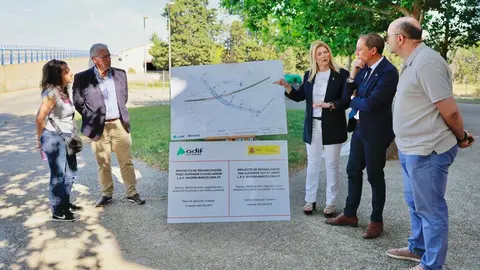 Obres de renovació del pont de l’avinguda Ciutat Jardí. Aj de Lleida