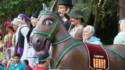 Gegants del Col·lectiu Cultural de Cappont. Foto: Col·lectiu Cultural Cappont