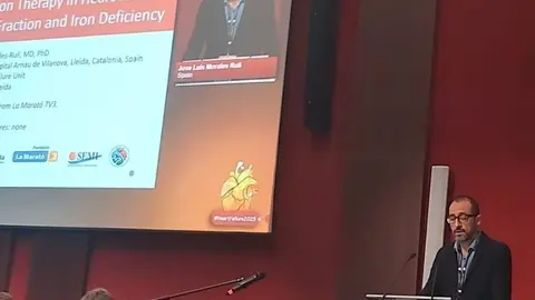 L'investigador José Luis Morales al Congrés Europeu d'Insuficiència Cardíaca