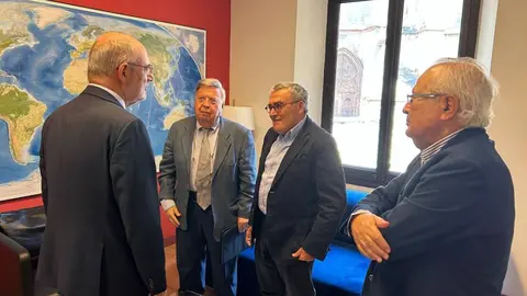 Imatge de la trobada amb Jaume Duch