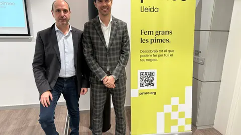 Carles Mas i Borja Solans, de PIMEC. Foto: PIMEC