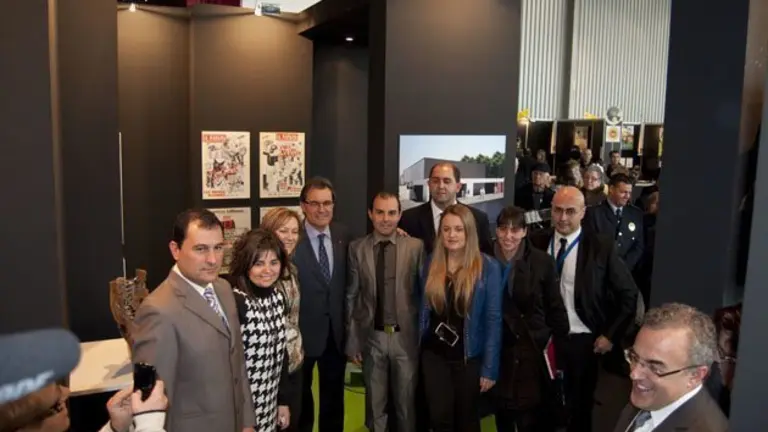 El president Mas Inaugura la Fira de l&#39;Oli de les Borges Blanques.