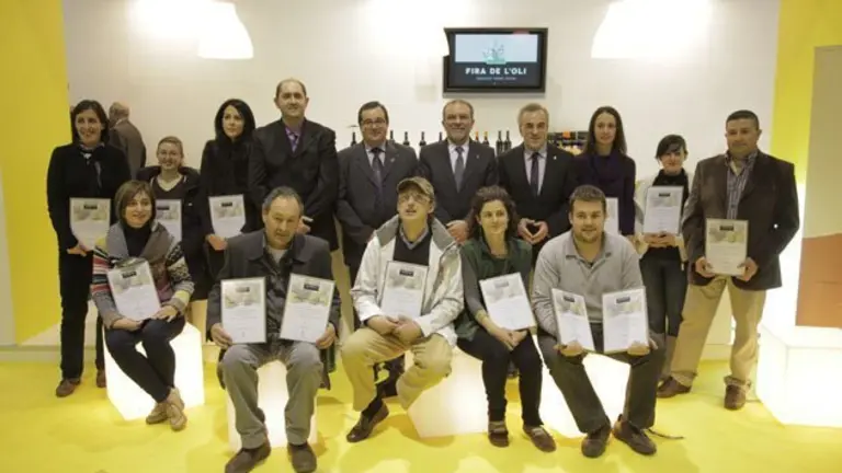 El guanyadors del concursos organitzats pel Patronat Fira de les Garrigues.