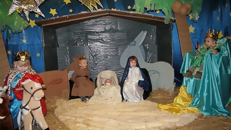 Pessebre vivent de l&#39;escola bressol Los Vailets de Bell-lloc.