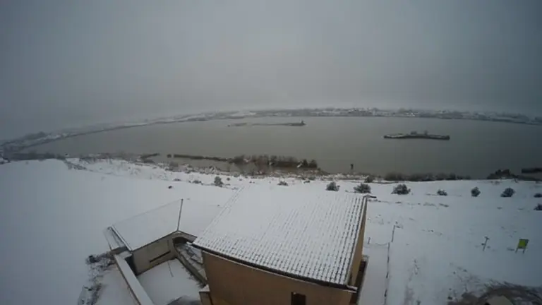 Estany d&#39;Ivars i Vila-sana nevada 4 febrer.