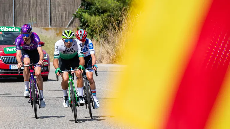 La quarta etapa de La Vuelta al seu pas per Tàrrega - Foto: Jordi Vinuesa