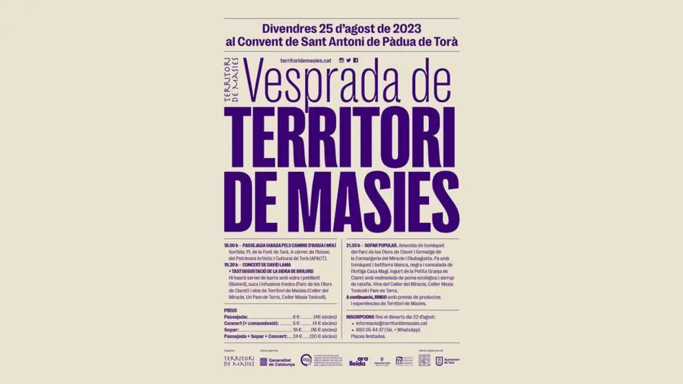 Vesprades de Territoris de Masies