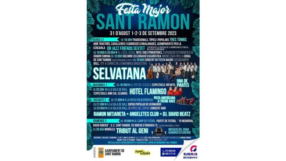 Festa Major Sant Ramon 2023