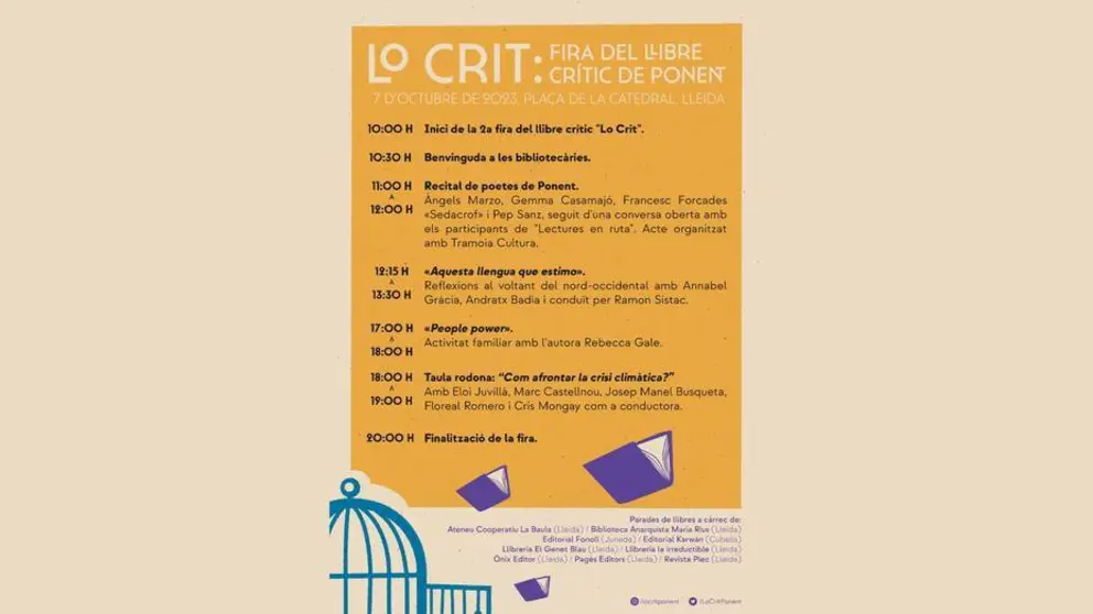 Lo Crit - Fira del Llibre Crític de Ponent programa