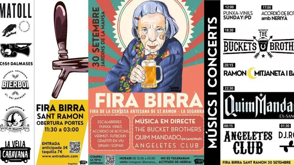 Cartell Fira Birra Sant Ramon