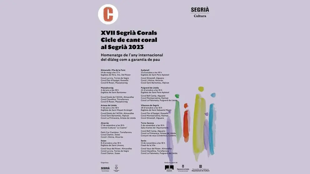 Cartell Segrià Corals