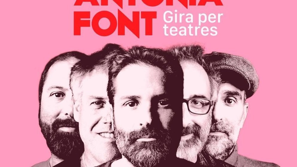 Cartell del concert d'Antònia Font al Teatre de la Llotja de Lleida