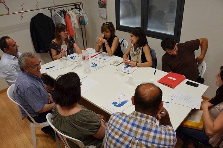 Reuniò de Marta Vilalta amb Antoni Villas i Enric Mir