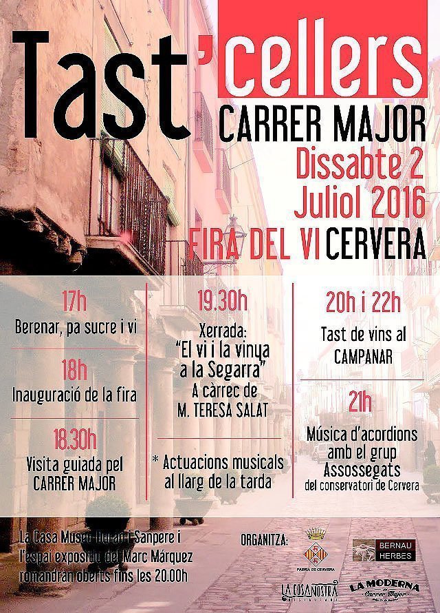 cartell Tast Celler texte