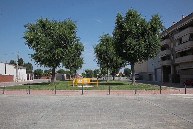 El lloc on es trobava originàriament el monument a l'Orfeó Renaixença