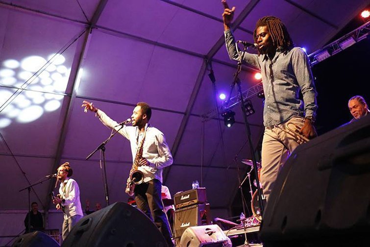Actuació del grup The Skatalites en el Paupaterres de Tàrrega  - text 1