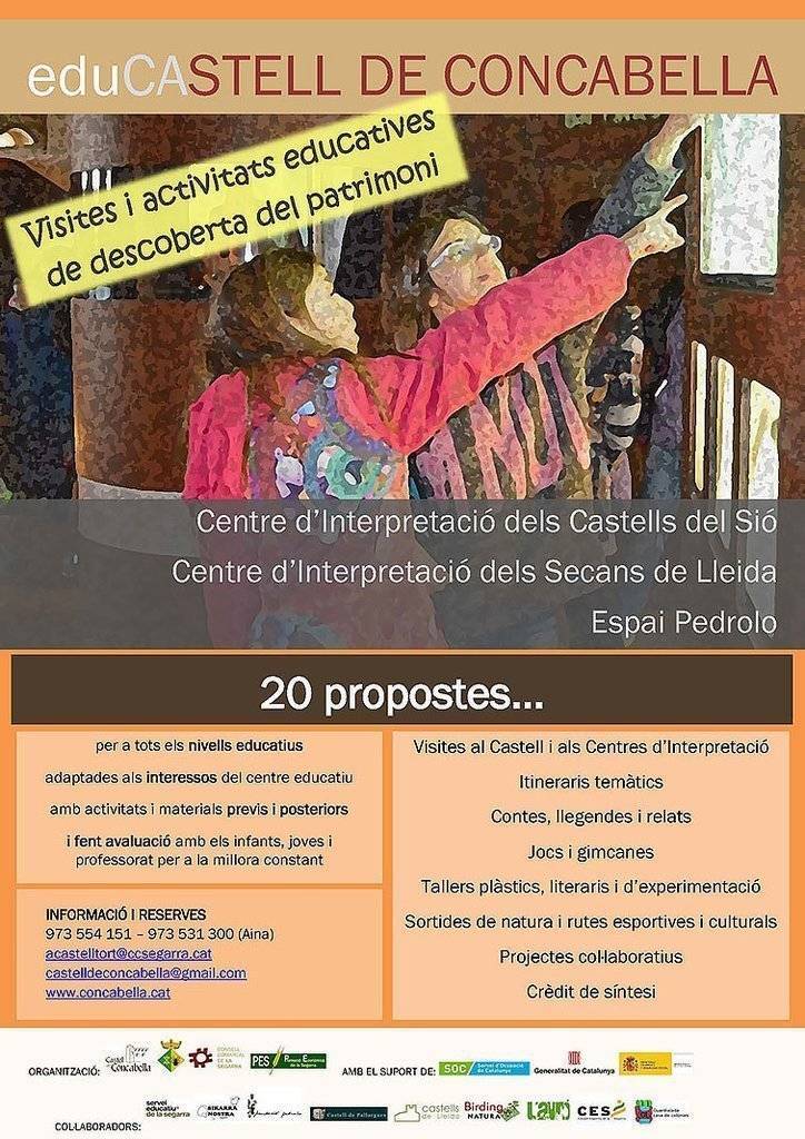 Cartell eduCASTELL DE CONCABELLA interior