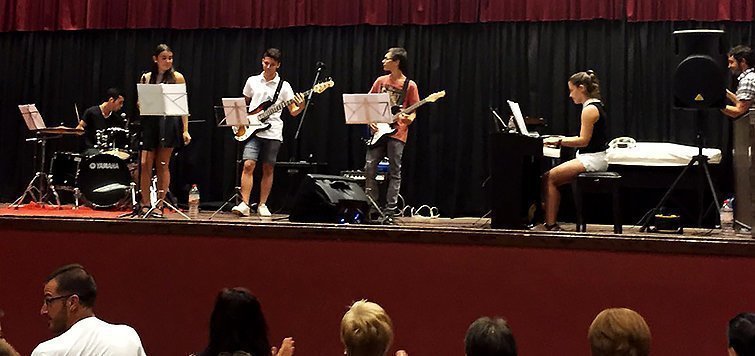 Concert els alumnes de l'Escola Municipal de Música de Torrefarrera