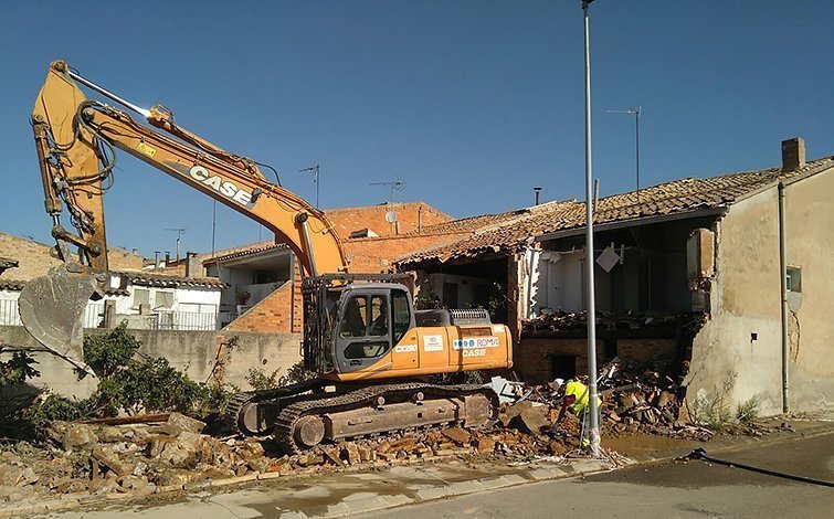 Actuació en el carrer Estació de Tèrmens 1