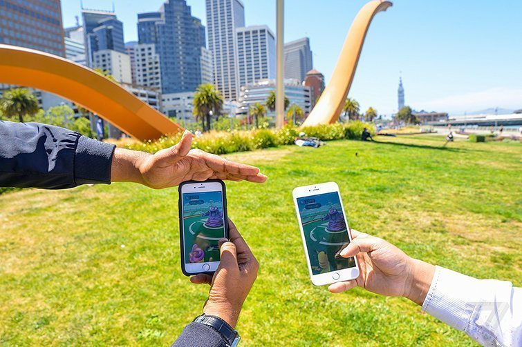 Imatge del Pokémon Go en un dispositiu mòbil