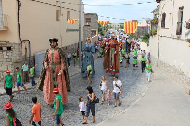 Festa major de Golmés trobada de Gegants