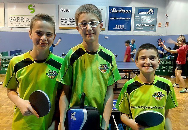 Equip Alevi del Club tennis Taula Mollerussa.