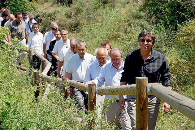 Inauguració de les Rutes Perseguits i salvats que impulsa la Diputació de Lleida.