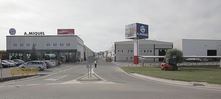 Imatge de les instal·lacions de Tallers A. Miquel a Sidamon.