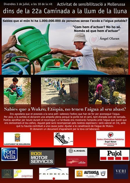 Cartell Caminada a la llum de la lluna