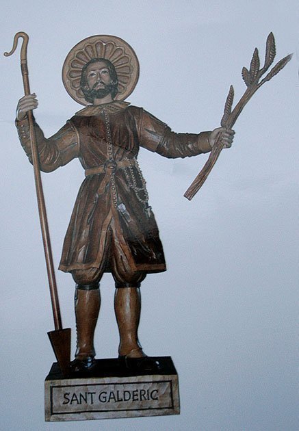 La nova imatges de Sant Galderic